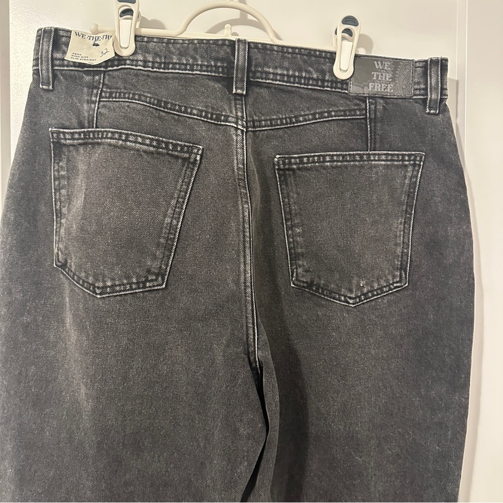 Free People We The Free Xena Slim Straight Jeans in Dark Night Size 32 Women’s - Picture 12 of 16